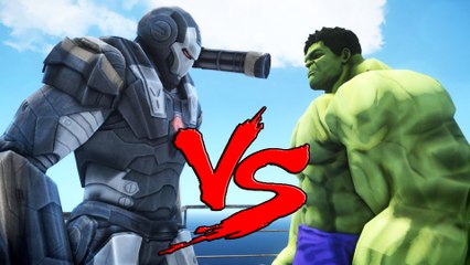 The Incredible Hulk vs War Machine - Epic Battle