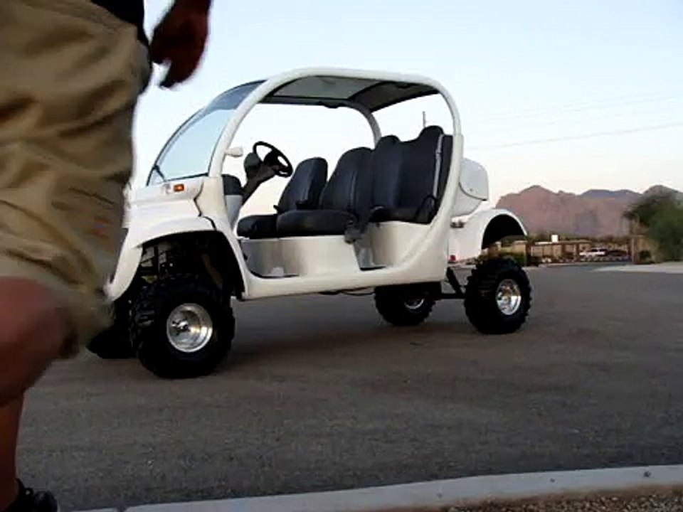 Innovation Motorsports™ LIFTED GEM CAR 4 SEATER W/ HUGE 12" SUSPENSION LIFT KIT