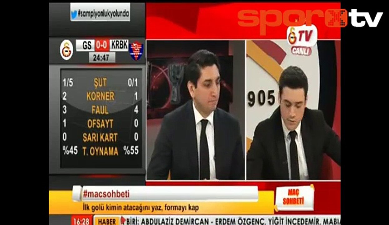 Yasin'in golü GS TV'yi ayağa kaldırdı!