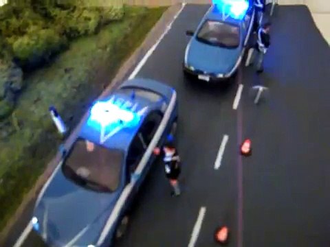 Diorama intervento della polizia dopo assalto furgone portavalori 3 di 3