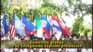 Zamorano graduó a su Sexagésima Séptima promoción 2012