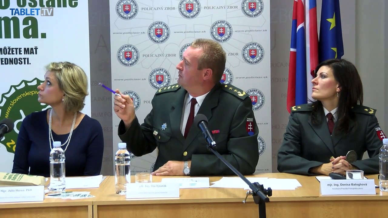ZÁZNAM: Tlačová konferencia Prezídia policajného zboru