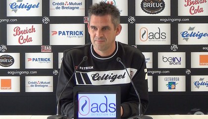 NICE-EAG : la conférence de presse d'avant match de Jocelyn Gourvennec