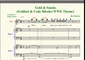 Wrestling Piano Theme Sheet Music - 