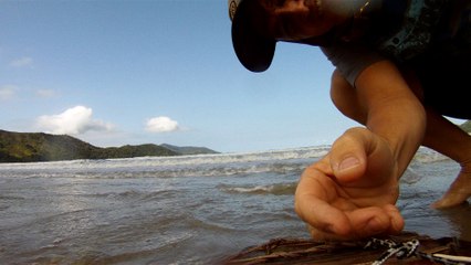 Navegando nos mares reciclados, Ubatuba, SP, Brasil