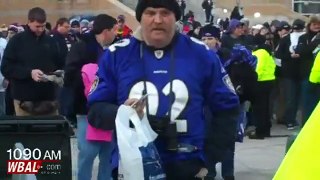 Ravens Fans Flock To Foxboro For 2013 AFC Title Game