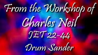 JET 22-44 Plus Drum Sander, Model 649005K with Charles Neil Presented by Woodcraft