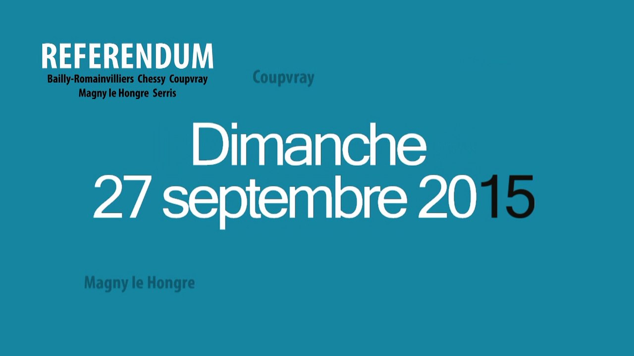Référendum - 27 septembre 2015