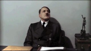 Hitler and Günsche have a staring contest
