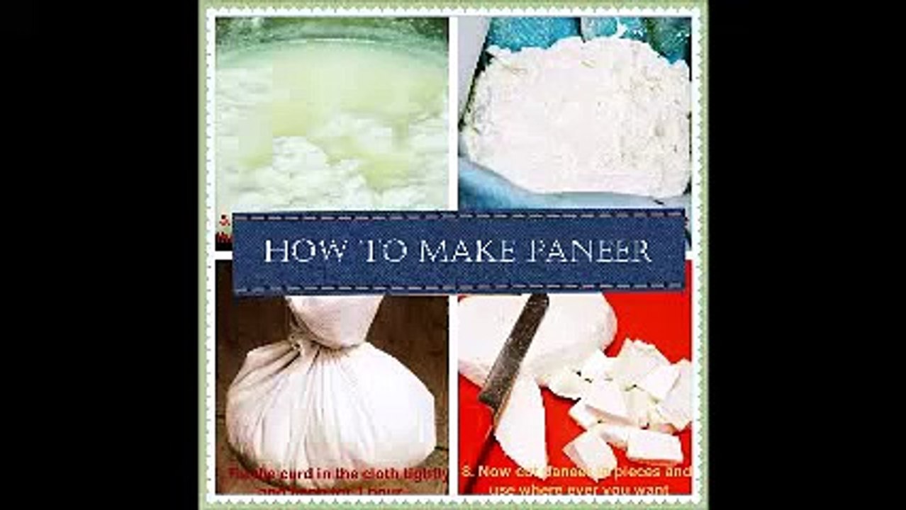 How to make Paneer or cottage cheese at home.