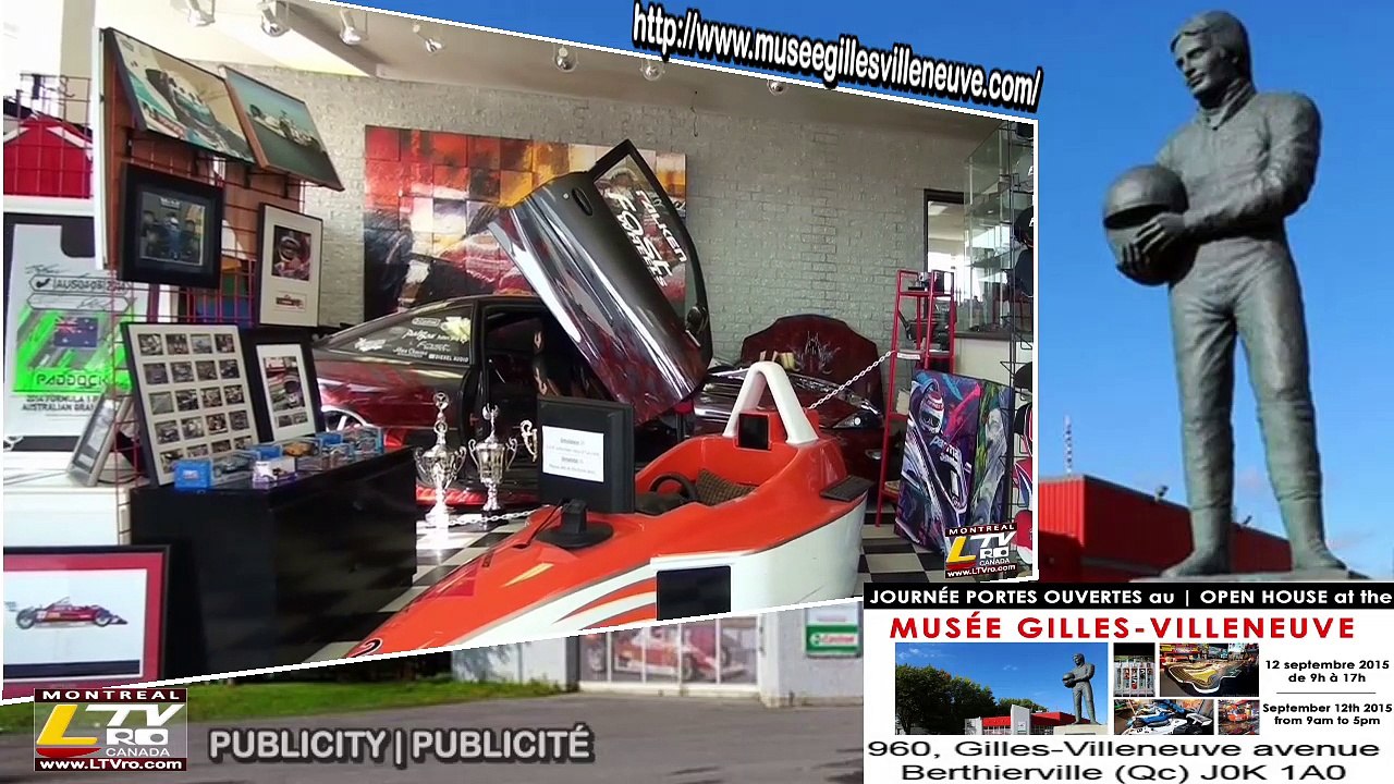 PUBLICITÉ | Journée portes ouvertes au Musée Gilles-Villeneuve 12 sept 2015