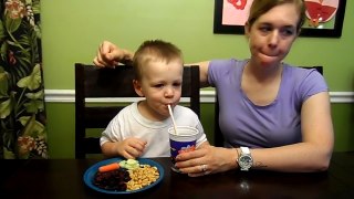 2.5 Year Old with Autism Eating