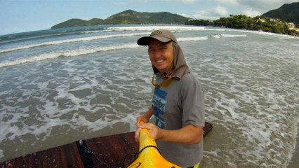 Navegando nos mares reciclados, Ubatuba, SP, Brasil