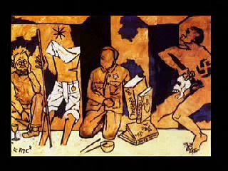 Anti Hindu painter MF Hussain (Hindi) Part 2/2