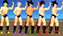 goku y vegeta  bailando kpop en 3d