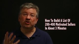 How To Build A List Of 200 to 400 Motivated Sellers In 3 Minutes - Real Estate Investing