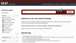 Searching by Author in IUCAT
