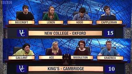 University Challenge S42E28 - New College, Oxford vs King's, Cambridge