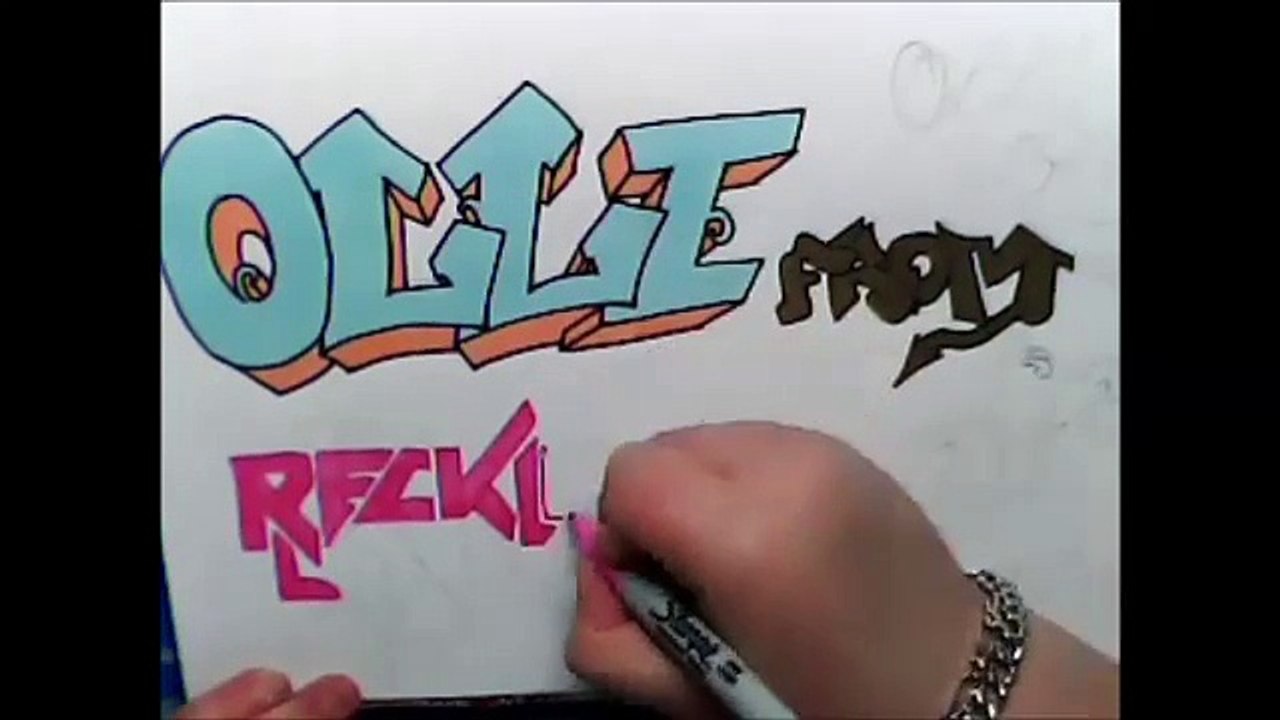 Speed Art: Graffiti and Stencil (Olli Herman From Reckless Love)