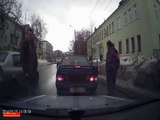 NEW Hilarious attempt at insurance fraud fails 2014. This only from Russia 2014