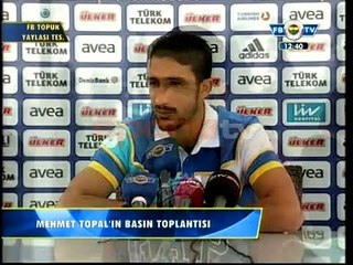 Mehmet Topal: "Salih Uçan'a bazen kızıyorum"