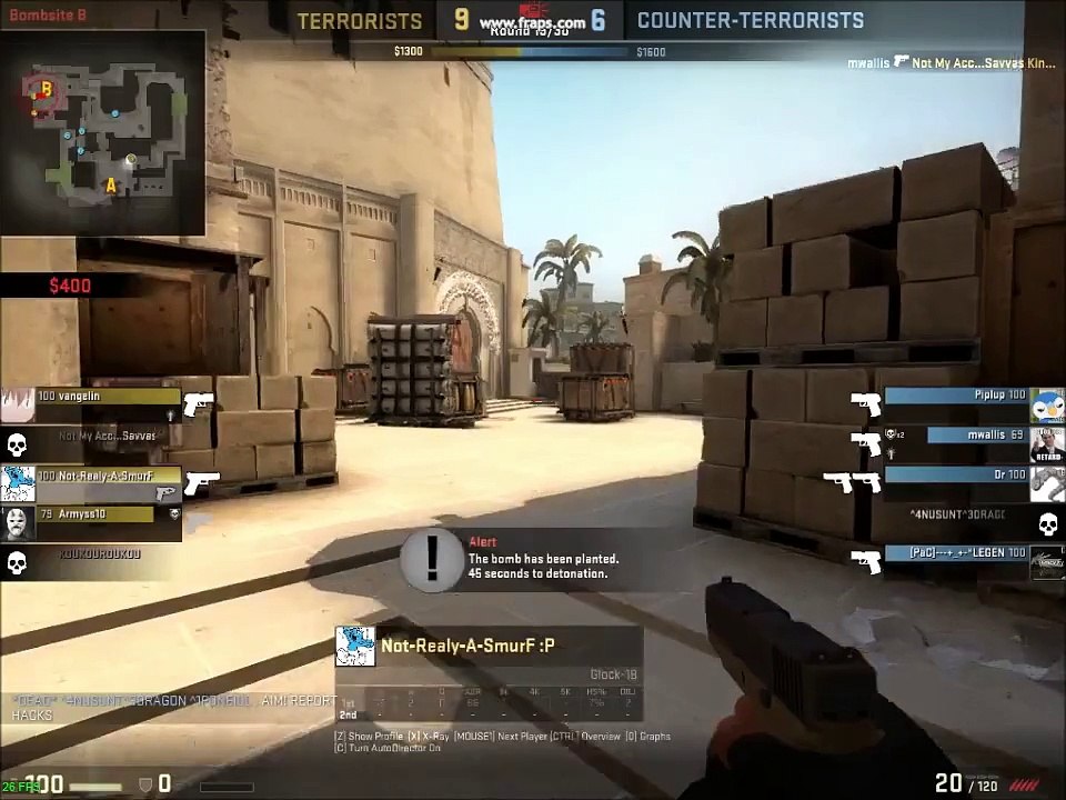 [CS:GO] 1 VS 4 CLUTCH REKT