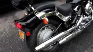2001 Yamaha VStar 650 Custom with Vance & Hines Cruiser exhaust before and after
