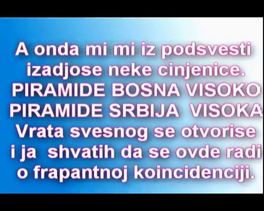 Senzacionalno! Piramide nedjene i u Srbiji (Visoka, Serbia, pyramids)