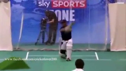 Wasim Akram Bowling After Many Years and Bowled Out