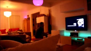 Philips hue with the Hue Disco app.
