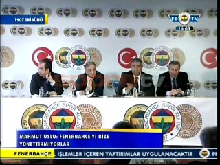 Mahmut Uslu: "Fenerbahçe'yi yönettirmiyorlar!"