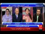 Clash between Rauf Klasra and Maryam Aurangzeb (PML-N) in Live Show