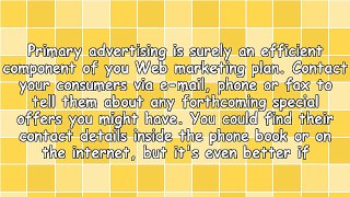 Utilize These Important Tips To Give Web Marketing Professionals A Operate With Regard To Their Dollars