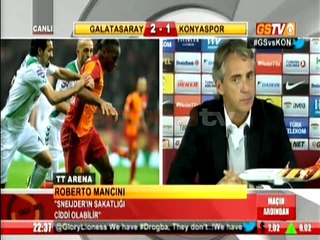 Mancini'den Sneijder ve sakatlık açıklaması