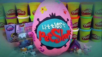 Giant Lalaloopsy Eggs Opening ★ Huevos Sorpresa Play Doh LPS Shopkins Surprise Egg