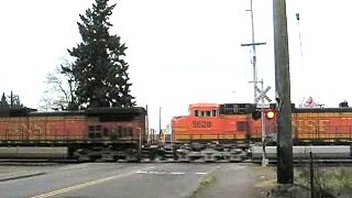 BNSF Stampede Pass Auburn, WA Grain Train