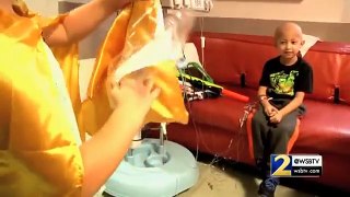 Girl gives superhero capes to cancer patients at Children’s Healthcare of Atlanta