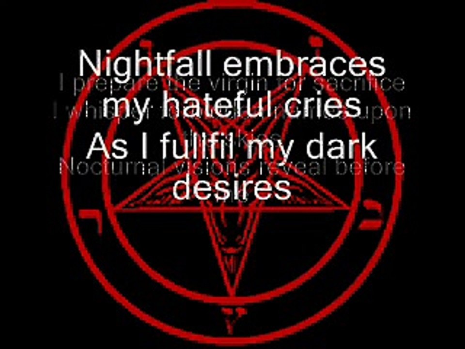 Dark Funeral - My Dark Desires (lyrics)