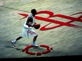 NBA 2K10 off the glass Alley Oop from half court