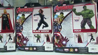 Marvel Select Avengers age of ultron thor - black widow - hulk