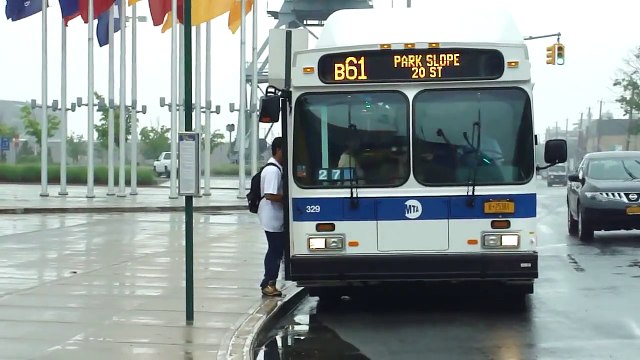 MTA NYCT Bus: 2012 New Flyer C40LF B61 Bus #329 at IKEA Terminal