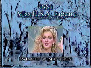 Miss USA 1981- Swimsuit Competition