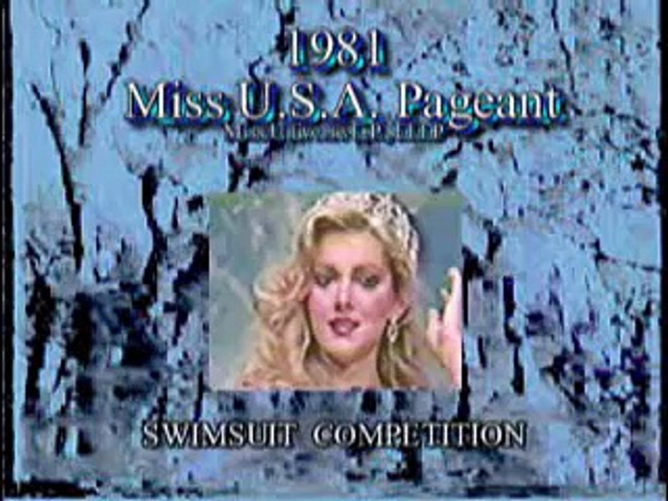 Miss USA 1981- Swimsuit Competition