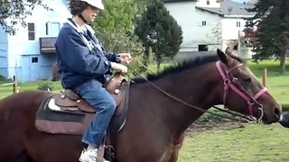 My brother Kevin Horseback riding.