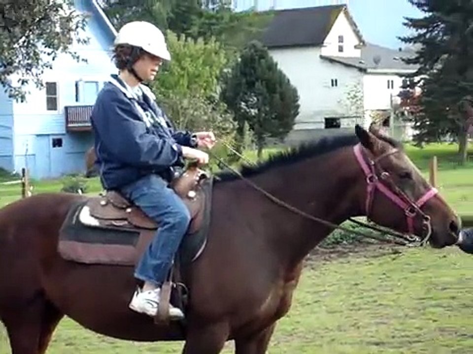 My brother Kevin Horseback riding.
