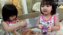 カワイイ！！双子の女の子が広東語＆中国語普通話を学ぶ♪