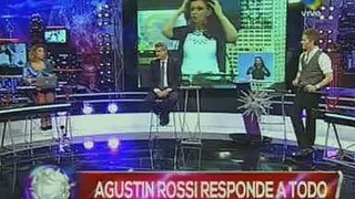 Agustín Rossi con Santiago Del Moro en 
