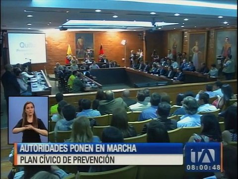 Planificación de acciones para ayudar a las zonas afectadas por la actividad del Volcán Cotopaxi