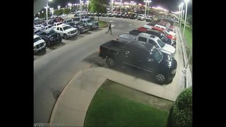 CCTV Shows Christian Taylor Jumping On Cars Before Being Shot