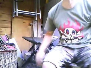 Messer schmieden aus Schrott /  Knive making from scrap- steel